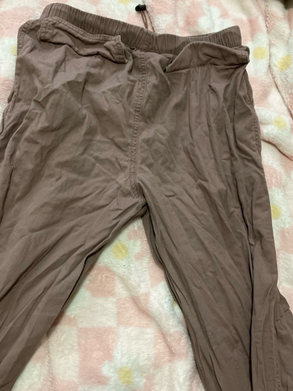 Men's Casual Drawstring Pants in Taupe